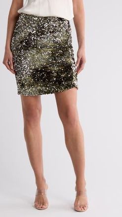 BOSS Vania Sequin Pencil Skirt in Dk Grn at Nordstrom Rack, Size Xx-Large