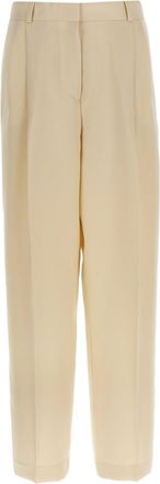 Toteme Beige Tailored Pleated Pant