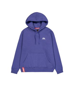 Alpha Industries Hoodie ALPHA INDUSTRIES Basic Hoodie SL, Herren, Gr. XXL, lila (night lila), Obermaterial: 80% Baumwolle, 20% Polyester, regular fit, Sweatshirts Hood