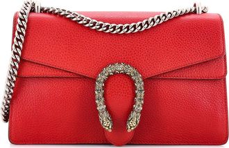 Gucci Red Sheep Leather Dionysus Bag Small (Authentic Pre-Loved)