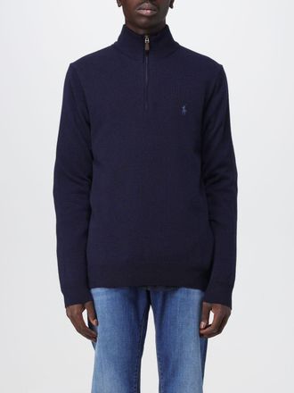 Polo Ralph Lauren Half-Zip Wool Turtleneck Jumper with Pony Logo