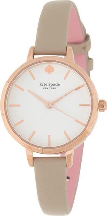Kate Spade New York womens metro leather strap watch, 30mm at Nordstrom Rack