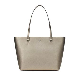 Ralph Lauren Karly Tote - Dames - Tassen - Grijs - Maat: ONE Size Zijde