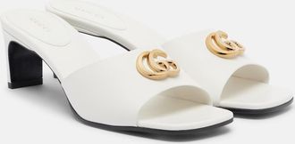 Gucci Mules Double G in pelle