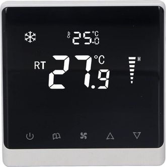 OEM Termostato Para Ventilador De Aire Acondicionado Dom&eacute;stico Con Pantalla T&aacute;ctil, Panel Termostato, Regulador De Temperatura, Chip Cc Sin Escobillas De 