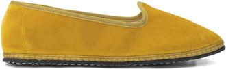 Vibi Venezia Fluwelen platte schoenen - Geel
