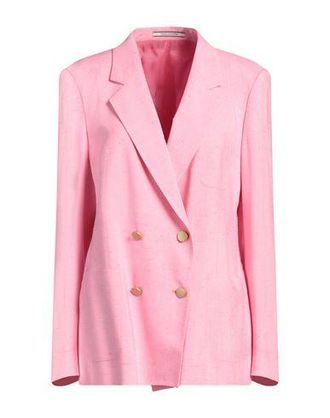 ボトムスその他 Tagliatore 'Parigi' Blazer Tagliatore Double-Breasted Striped PARIGI Blazer with Flap