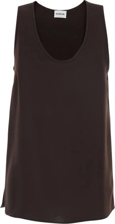 P.A.R.O.S.H. sleeveless top - women - Polyester - S - Brown