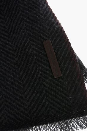 Ermenegildo Zegna sciarpa in cashmere fantasia herringbone Ermenegildo Zegna