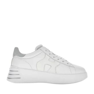 Hogan Sneakers, female, White, Size: 8 1/2 US Rebel H564 Sneakers