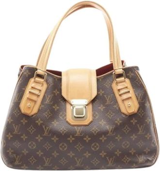 Louis Vuitton Pre-owned Handbags, female, Brown, Size: ONE SIZE Pre-owned Vintage Canvas Handbag