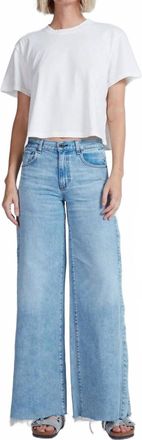 ASKK NY Womens Longboarder Jean In Blondie