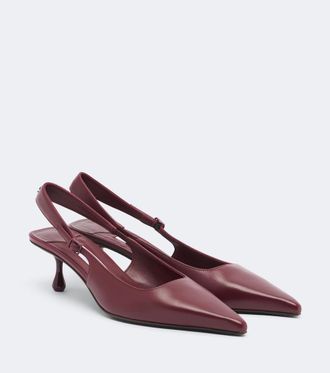 Jimmy Choo London Salones destalonados Amel de piel