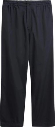 Elvine Popeline donkerblauwe broek - Heren - Straight fit broeken - Blauw - W30 - Broeken