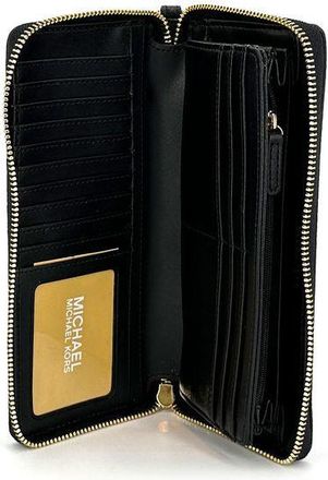 Michael Kors Womens Wallet Black Leather Bags