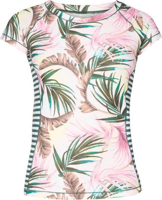 Protest Seamless Shirt PROTEST Surf shirt GEORGIA, Damen, Gr. XL, bunt (first crush), Obermaterial: 82% Polyester PES. 18% Elasthan EL., Shirts Seamless Shirt