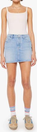 Mother Vagabond Mini Skirt In Magic School Bus