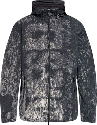 Diesel J-Brick hooded jacket - men - Polyamide - 52 - Grey