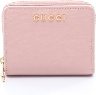 Gucci Pink Leather Wallet (Bi-Fold) (Pre-Owned)