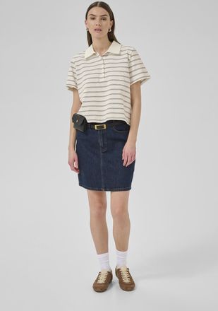 MY ESSENTIAL WARDROBE Poloshirt AnnaMW Loose fit white