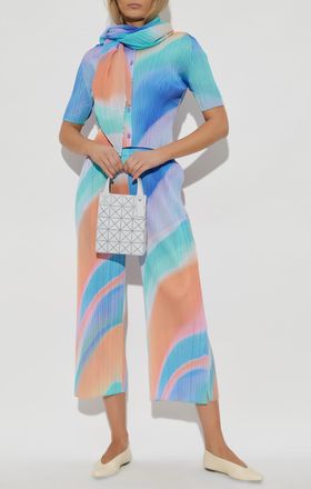 Pleats Please Issey Miyake Pleated Trousers, Womens, Multicolour