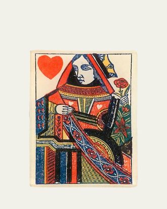 John Derian Naive Queen Heart Tiny Decorative Tray
