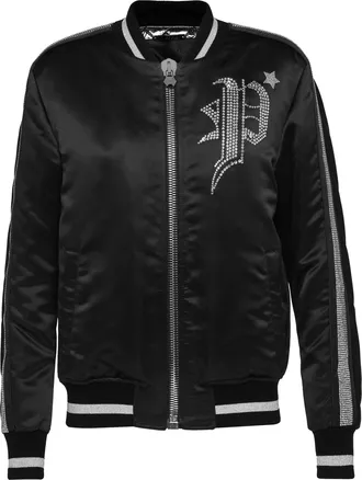 Philipp Plein Bomber Say Strass