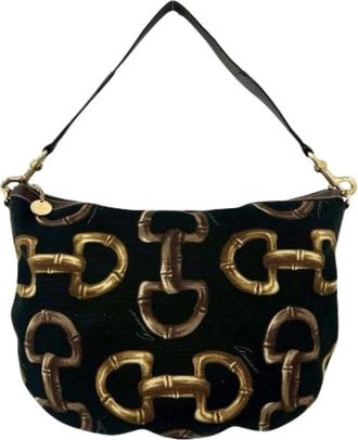 Gucci Pre-owned Shoulder Bags, female, Black, Size: ONE SIZE Pre-owned Vintage Shoulder Bag