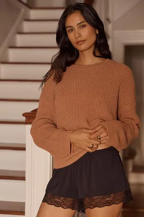 Eberjey Recycled Crew Neck Sweater