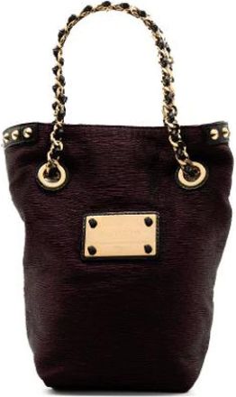 Louis Vuitton Pre-owned Bucket Bags, female, Purple, Size: ONE SIZE Pre-owned Metallic Jacquard Tote