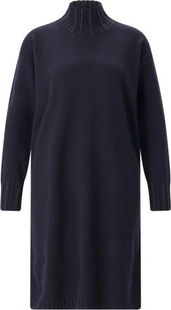 Fabiana Filippi Vestido de punto con cuello alto - Dresses - Mujer - Negro - 2XS
