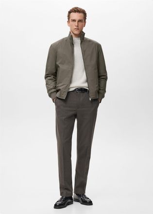 Mango Giubbotto bomber water-repellent kaki - Uomo - XXL - MANGO MAN