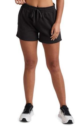 Beyond Yoga Luxe Fleece Sweat Shorts in Black at Nordstrom Rack, Size X-Large