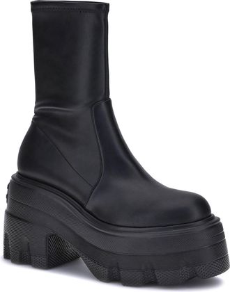 Casadei Womens Faux Leather Ankle Boots Nero Polyamide; Polyurethane