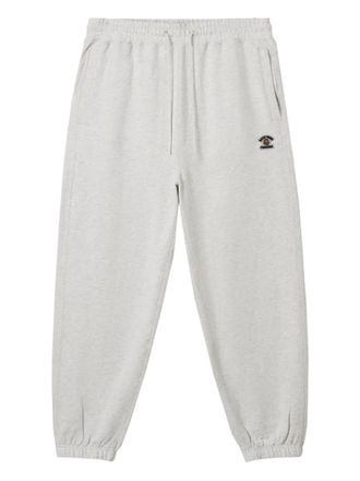 Fingercroxx Joggingbroek met logopatch en cuffs - Grijs