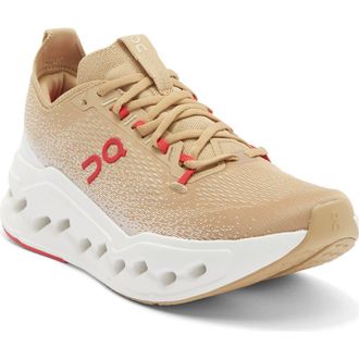 On Cloudsurfer Max Running Sneaker in Chai/Ivory at Nordstrom, Size 10