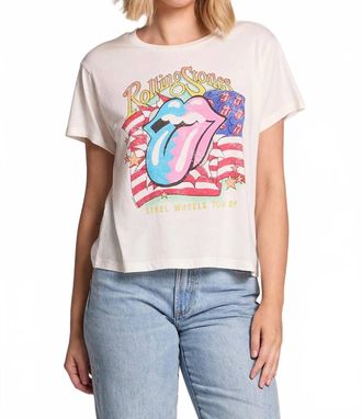 Chaser Rolling Stones Usa Tour 89 Tee In White