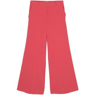 Alberto Biani Pink Flared Flat Front Pant
