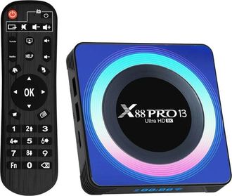 OEM X88 Pro 13 4gb/64gb Caja Acr&iacute;lica Android 13 - Android Tv