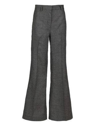 Hannes Roether wide-leg trousers - Grigio