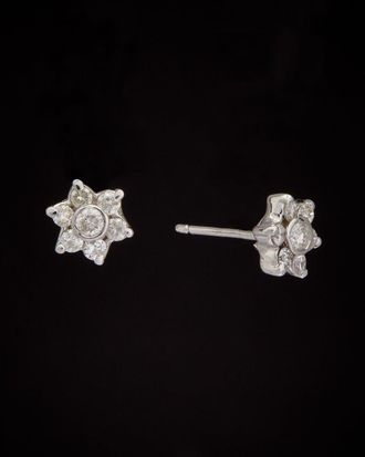Italian Gold, Inc 18K Italian Gold 0.67 Ct. Tw. Diamond Studs