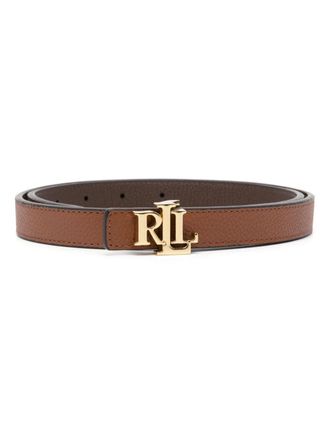 Lauren Ralph Lauren Cintura reversibile in pelle - Marrone