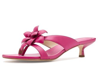 Michael Kors Jacie Kitten Sandals Womens Sandals Raspberry : 8.5 M, Leather