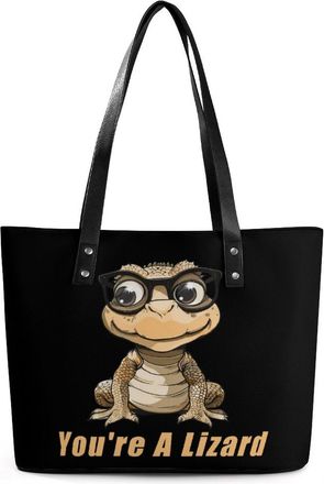 Generic Youre A Lizard Tote Bags for Women Cute Shoulder Purses Handbags