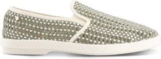 Rivieras Shoes Woven Slip-On Loafer in Sage Green at Nordstrom, Size 38