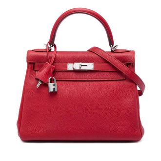 Herm&egrave;s Pre-owned Hermes Togo Kelly II Retourne 28 Satchel Ladies DXH4AL9SP3ZZ85YH