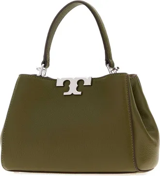 Tory Burch Womens Olive Green Leather Mini Eleanor Handbag Greenmilitary Borse A Mano Bag