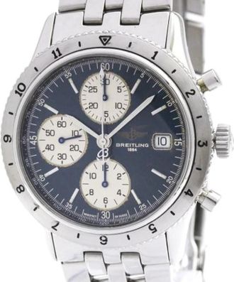 Breitling Pre-owned Navitimer A13023 Polshorloge - Heren - Vintage Horloges - Blauw - ONE Size - Vintage