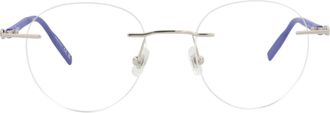 Montblanc Round-Frame Metal Optical Frames