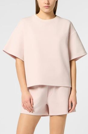 Plein Sport Round Neck T-Shirt Icon Scratch Women in Rose/pink at Nordstrom, Size X-Small